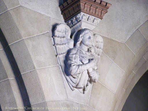 [An Angel Supporting A Roof Arch]